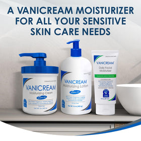 Vanicream applied to feet and ankles showing targeted dry-skin care