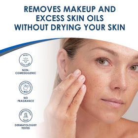 Vanicream foam lather in hand demonstrating gentle cleansing action
