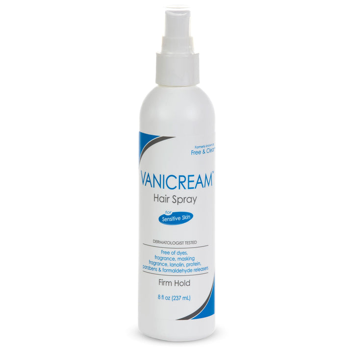 Vanicream front bottle view showing clear label and compact design benefit