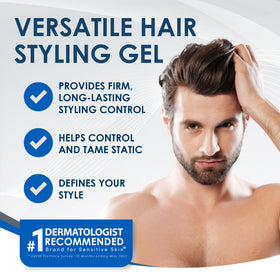 Vanicream gel texture in open cap showing clear non-greasy formula benefit