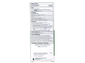 Vanicream active ingredients label close-up highlighting zinc oxide
