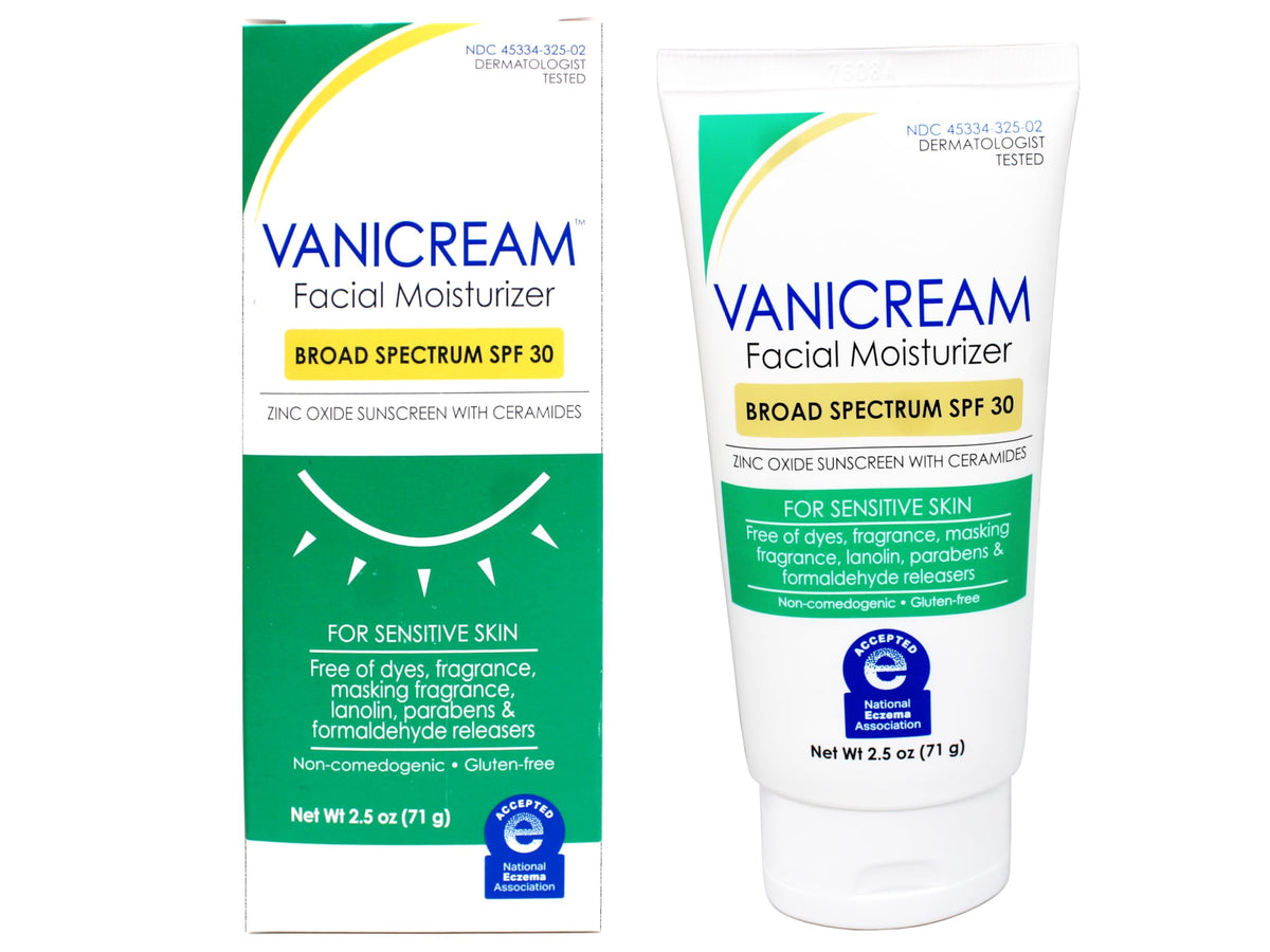 Vanicream sunscreen used by woman outdoors for everyday protection