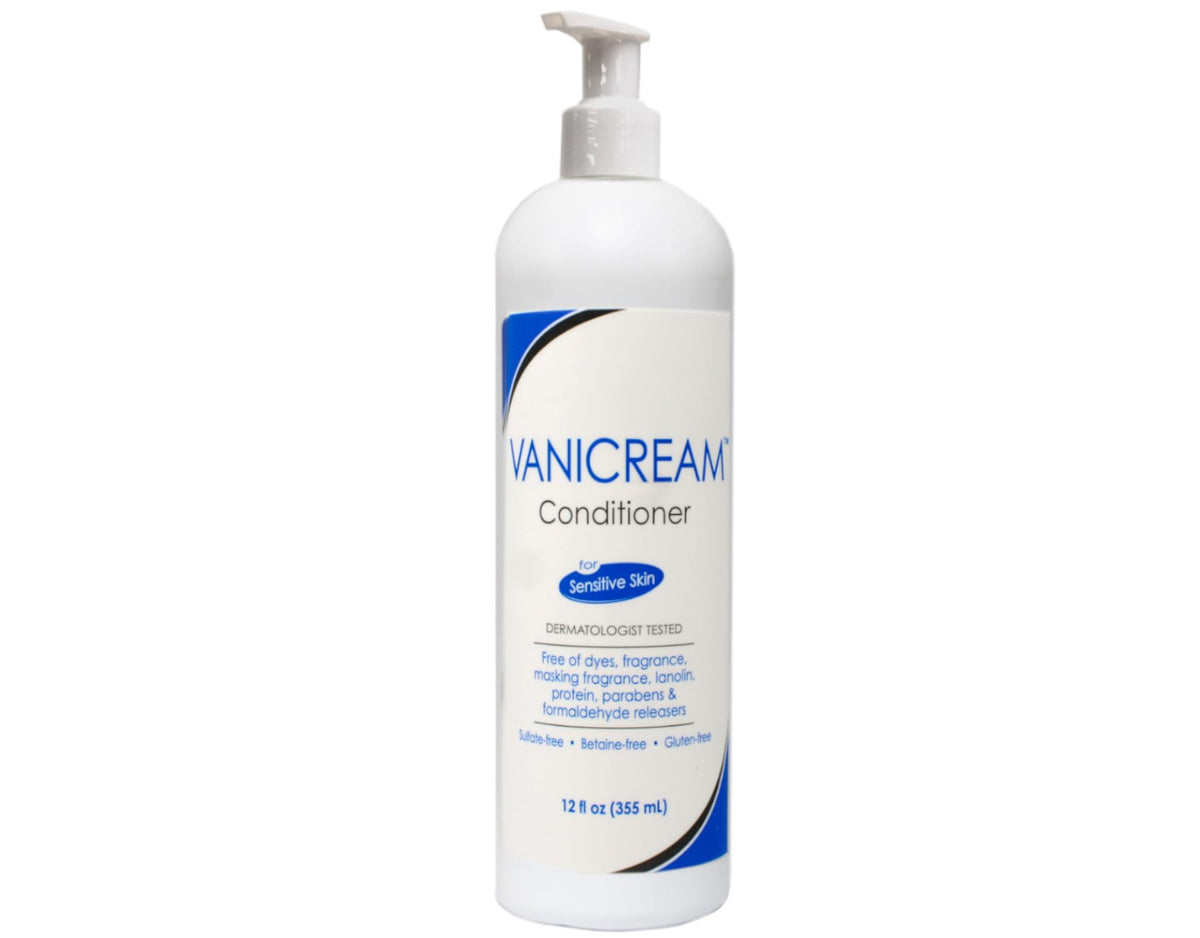 Vanicream bottle in hand size comparison for travel-friendly and portion benefit