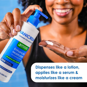 Vanicream moisturizer texture close-up demonstrating lightweight, fast-absorbing feel