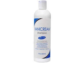 Vanicream shampoo texture close-up showing gentle foam and cleansing