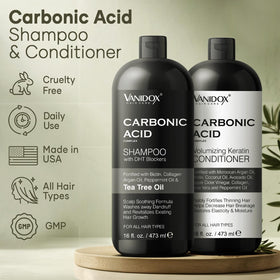 VANIDOX close-up pump and label highlighting easy dispensing