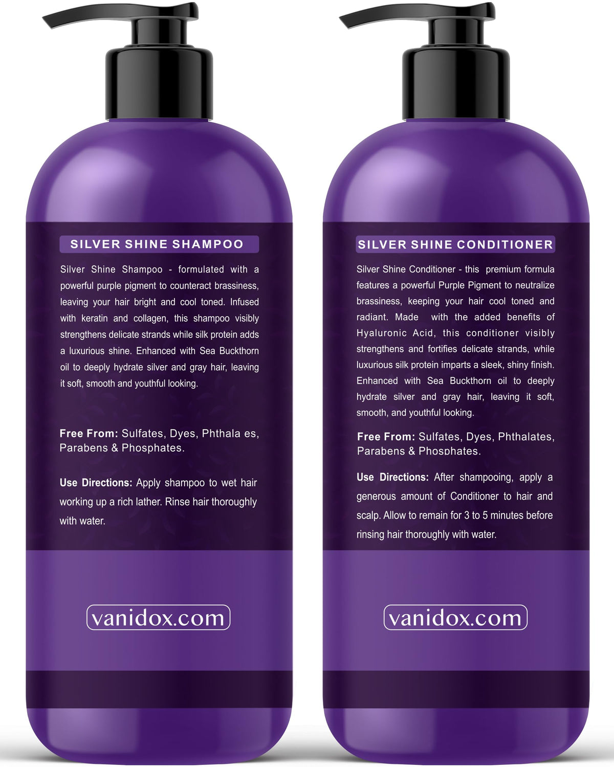 VANIDOX conditioner spread through ends to hydrate and reduce breakage