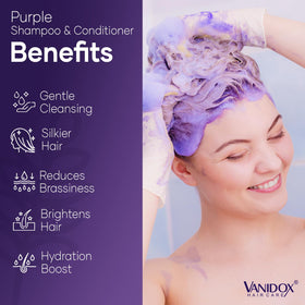 VANIDOX conditioner cream close-up highlighting moisturizing silk protein benefit