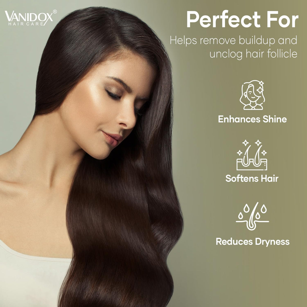 VANIDOX botanical ingredients with oils illustrating natural blend