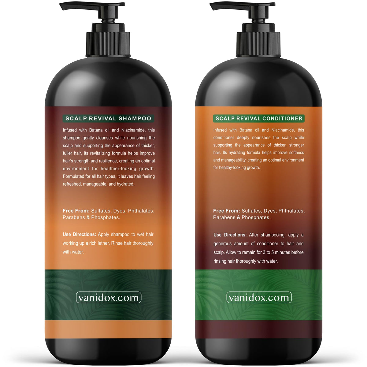 VANIDOX lifestyle image of woman applying conditioner showing manageable, softer hair