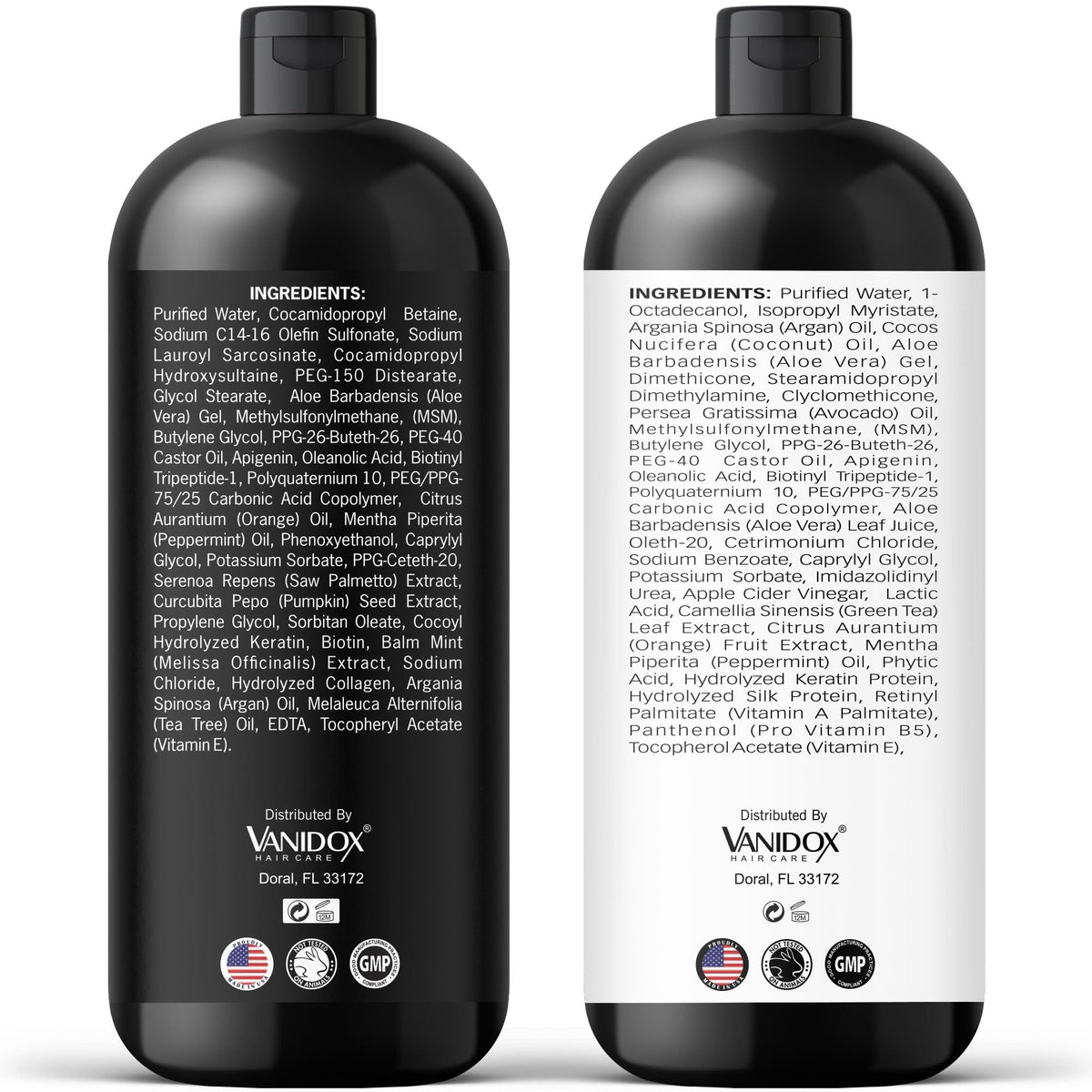 VANIDOX made in USA badge emphasizing domestic quality standards