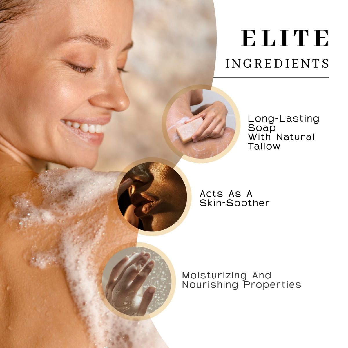 VanMan raw honey drizzle over soap showing moisturizing ingredient benefit
