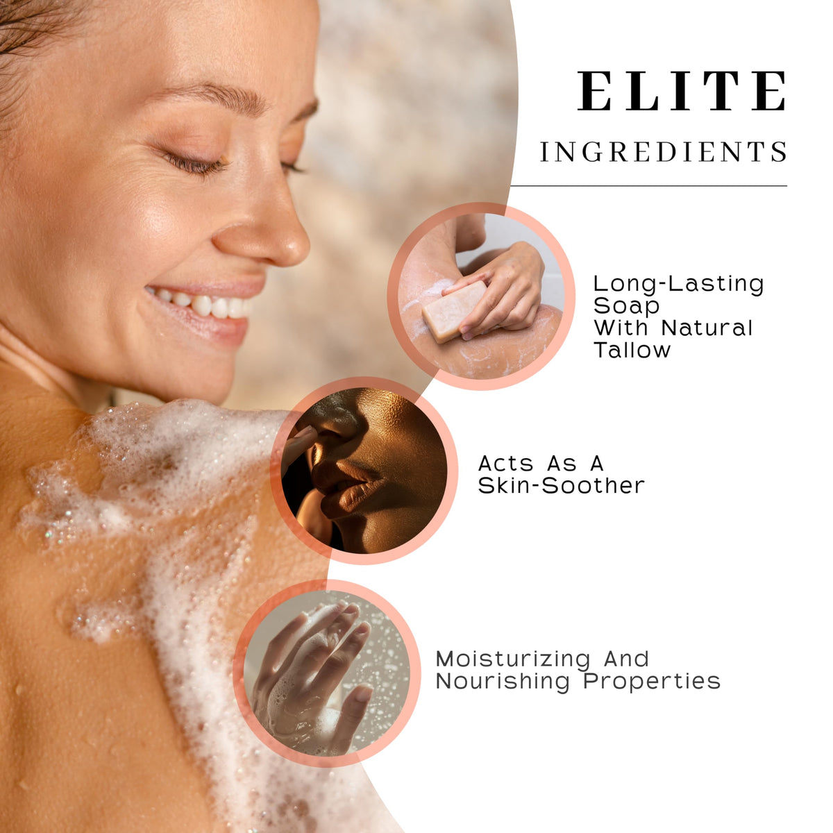VanMan kaolin clay in bowl illustrating gentle mineral cleansing benefit