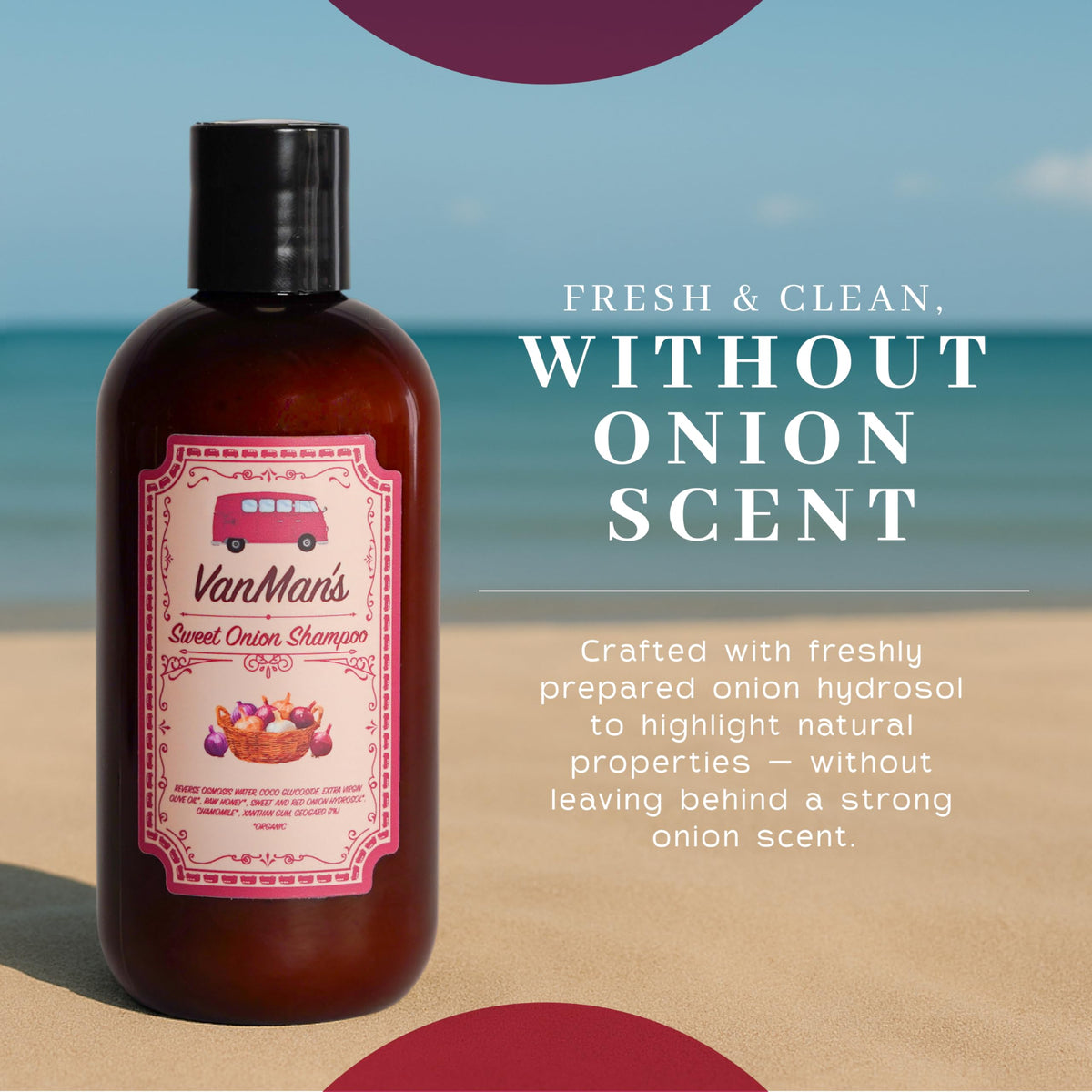 VanMan shampoo rich lather on hand demonstrating effective cleansing and easy rinse