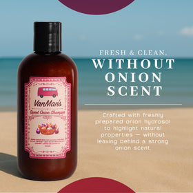 VanMan shampoo rich lather on hand demonstrating effective cleansing and easy rinse
