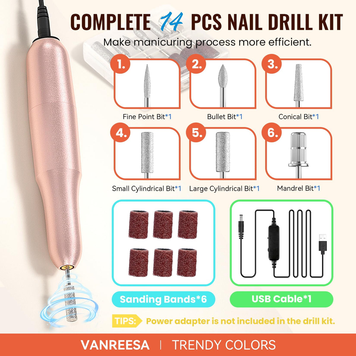 VANREESA 35 gel polish bottles arranged to display seasonal color variety