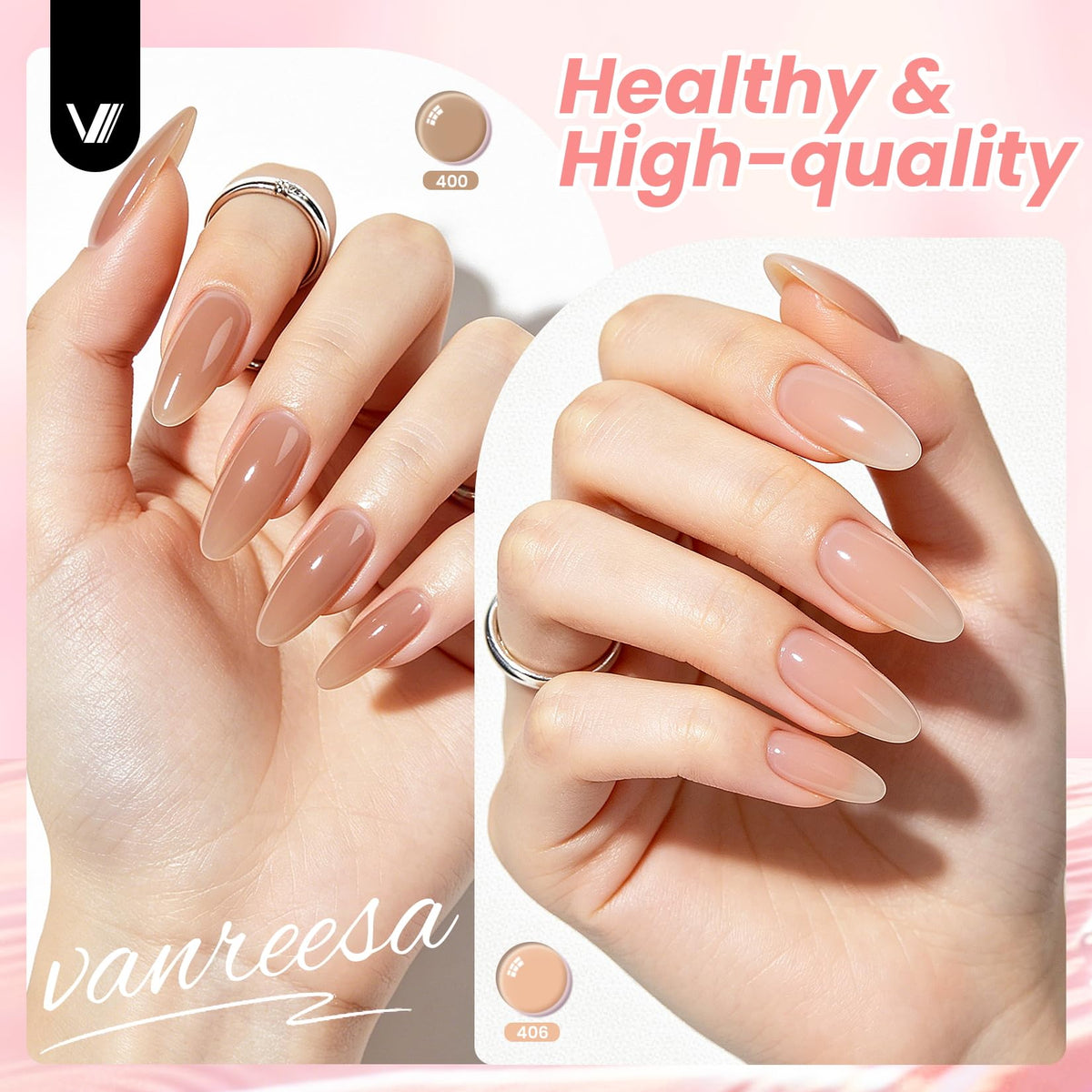 VANREESA brush stroke detail showing even coverage and silky viscosity for streak-free finish