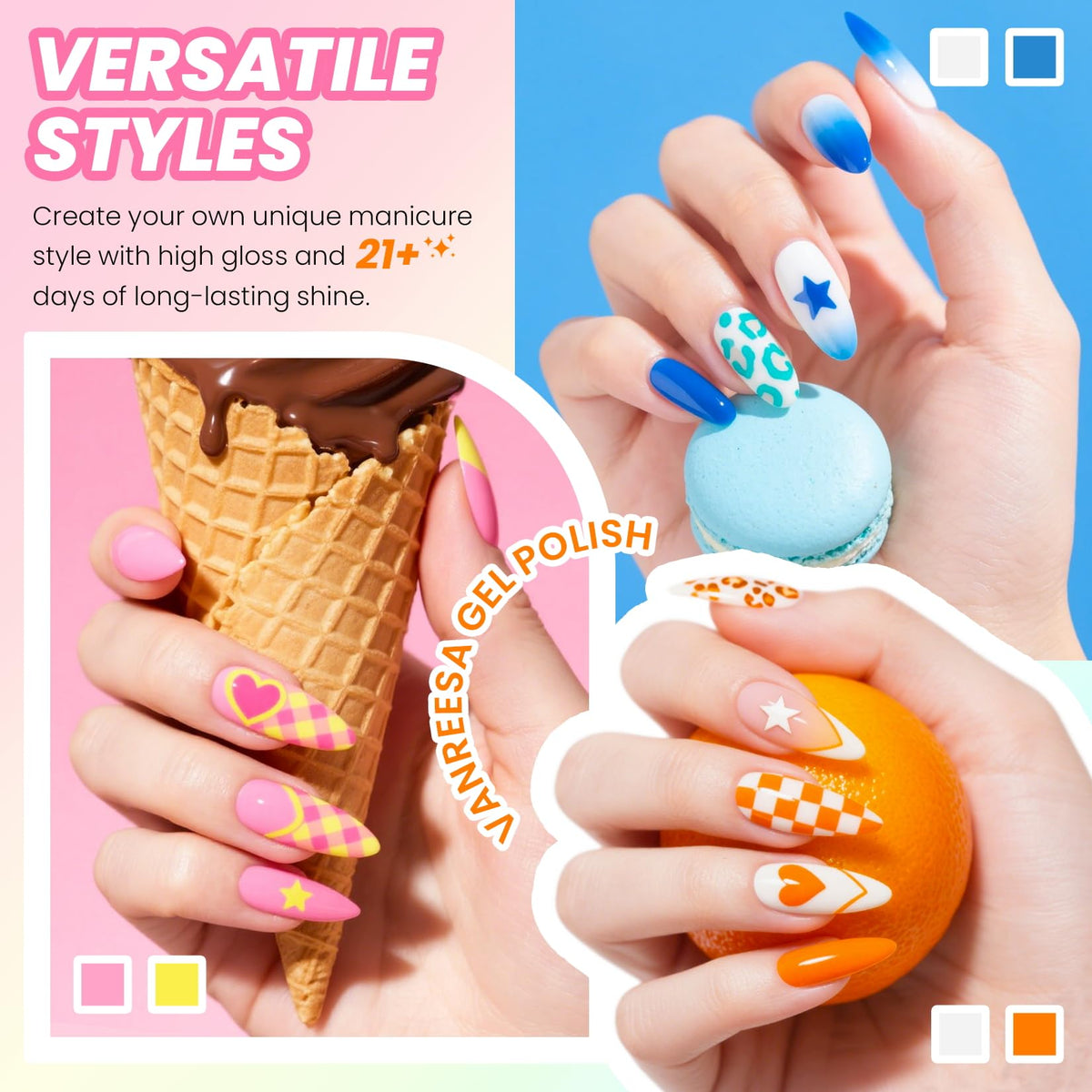 VANREESA brush stroke close-up demonstrating smooth application and precise control