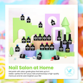 VANREESA finished manicure lifestyle photo showing glossy salon results