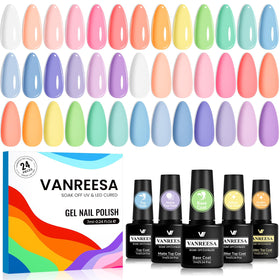 VANREESA front packaging showing full pastel gel kit, great for gifting