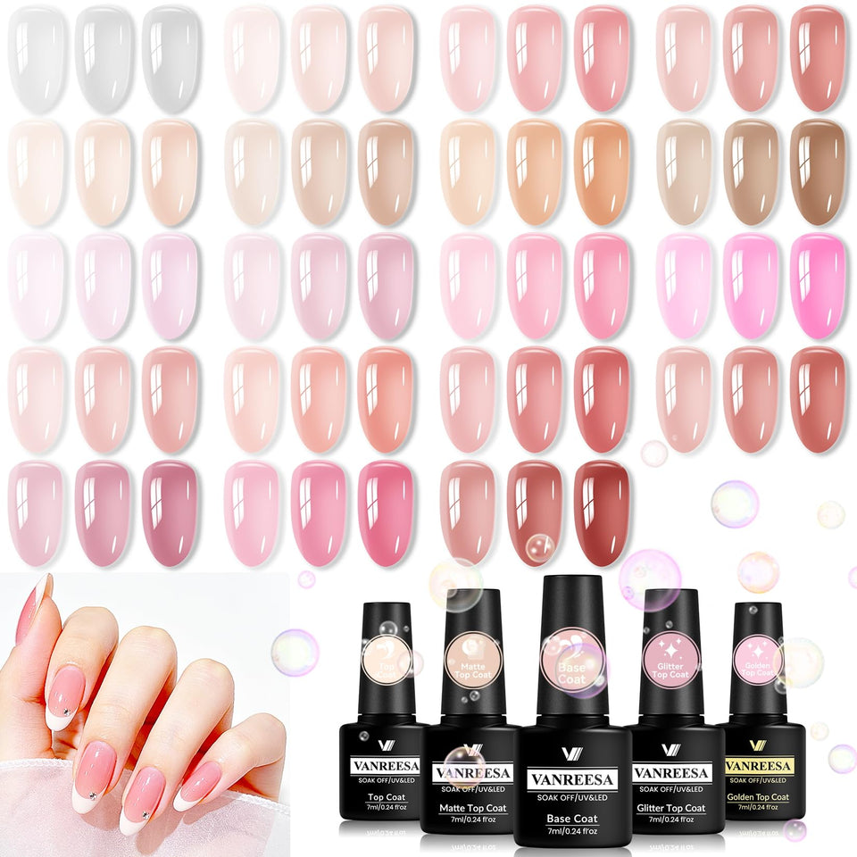 VANREESA front packaging showing full 24-piece set and included bottles