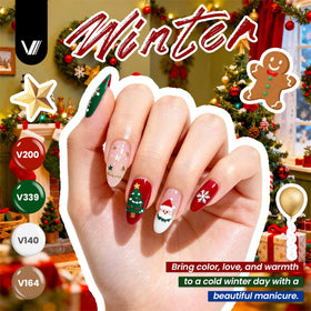 VANREESA glitter polish texture close-up showing sparkle and high-shine effect