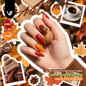 VANREESA glitter top coat sparkle demonstrating eye-catching accent effects