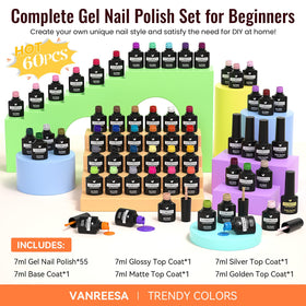 VANREESA in-use home manicure scene illustrating easy salon results at home