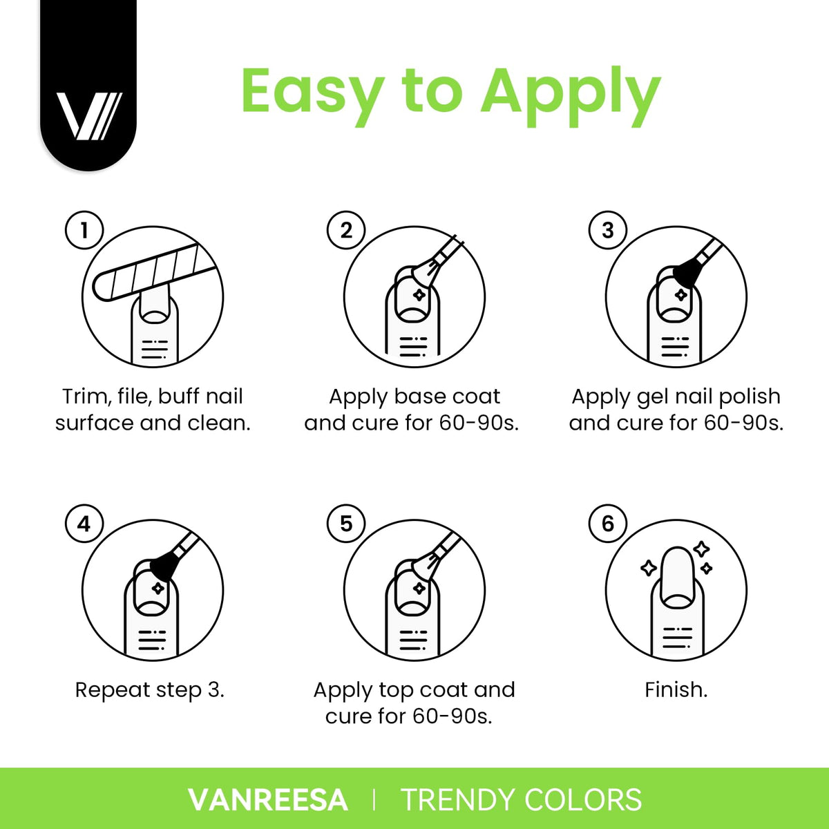 VANREESA instruction sheet and gift box presenting ready-to-give appeal