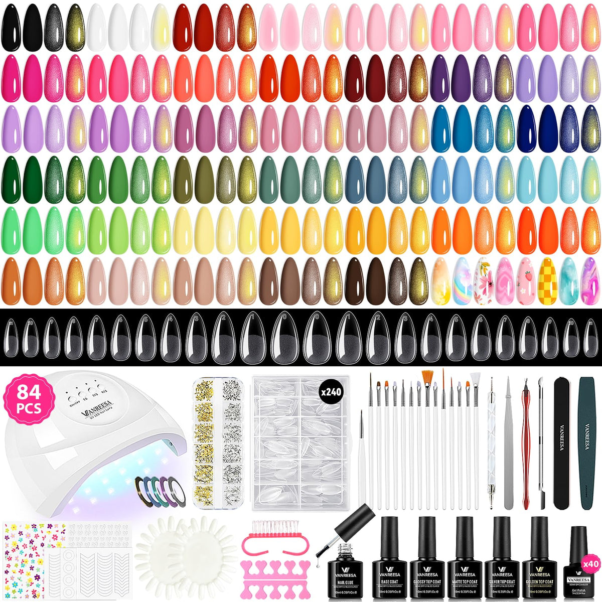 VANREESA kit front overview showing full contents and neat organization