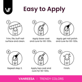 VANREESA lifestyle scene of at-home manicure demonstrating convenience