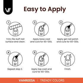 VANREESA styled hands showing multiple colors for seasonal looks