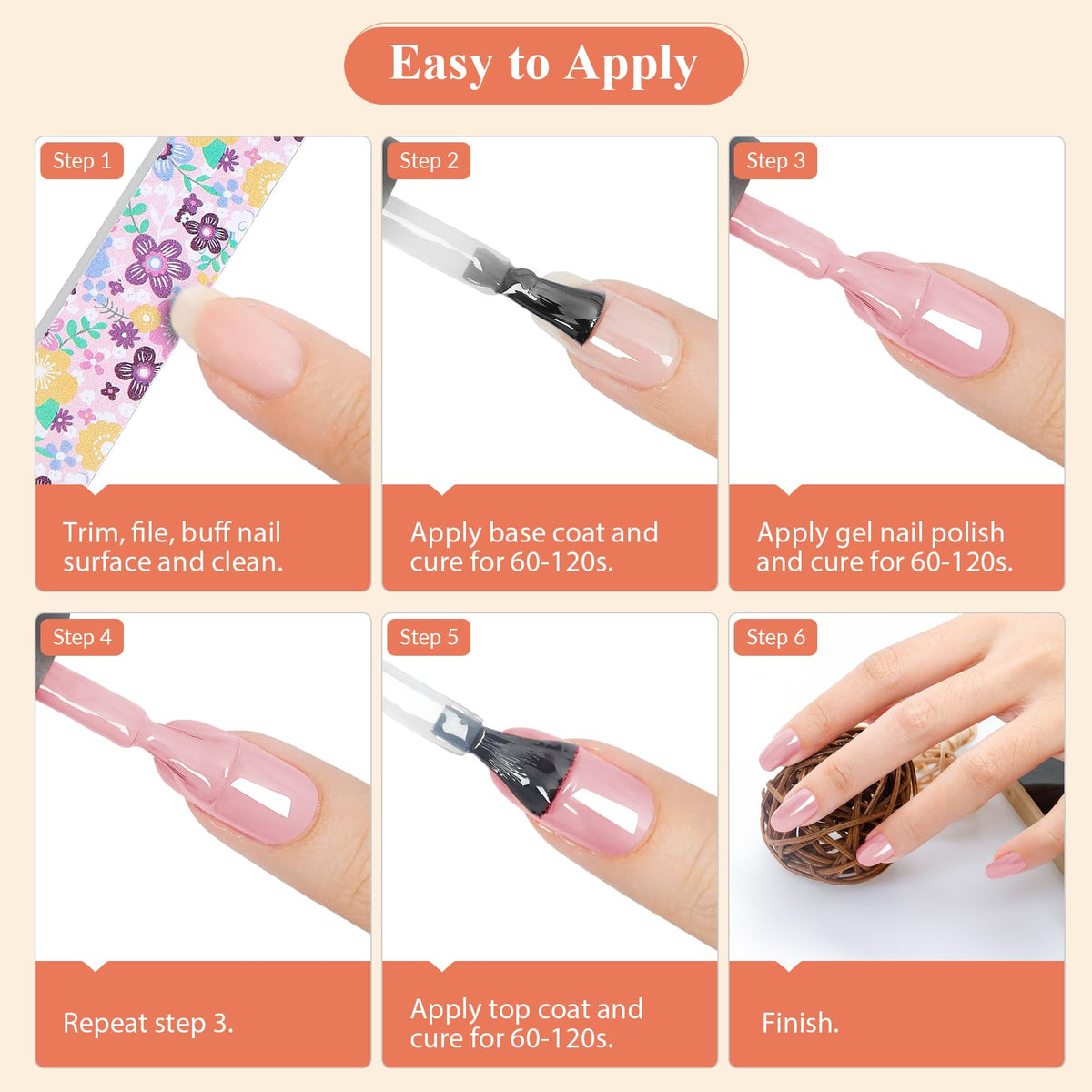 VANREESA lifestyle manicure application showing easy at-home salon results