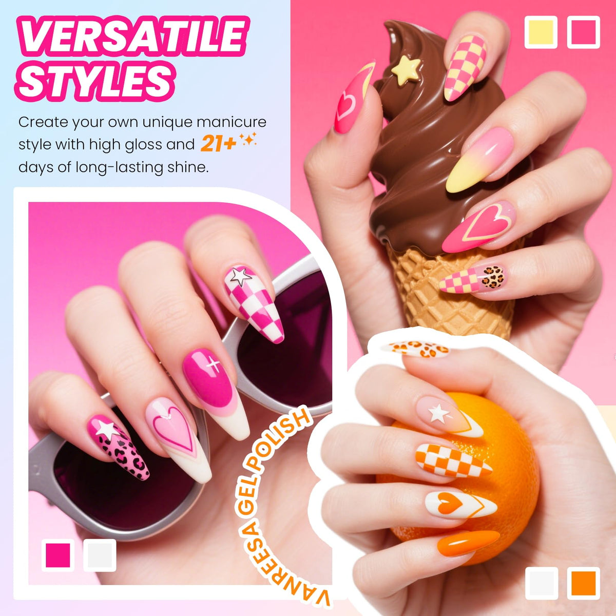 VANREESA matte finish nails demonstrating soft, modern no-shine texture