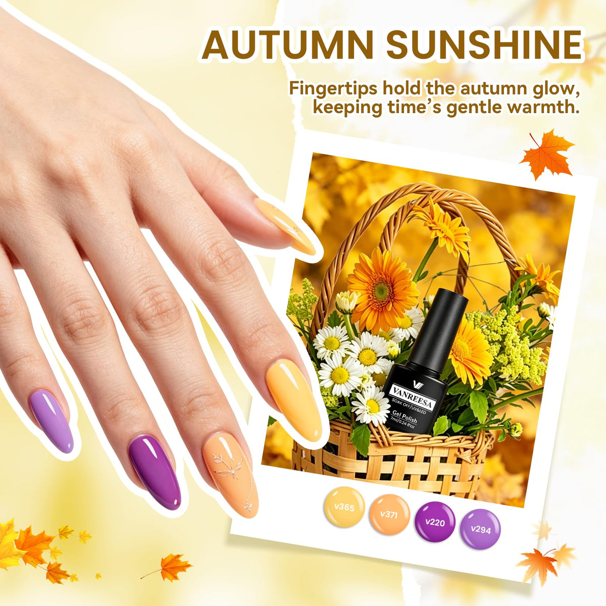 VANREESA matte topcoat texture showing soft-satin finish for versatile styling benefit