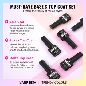 VANREESA nails in use outdoors showing pastel manicure durability and style