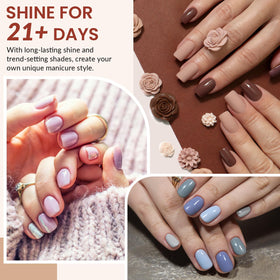 VANREESA polish texture drops highlighting smooth, high-pigment finish