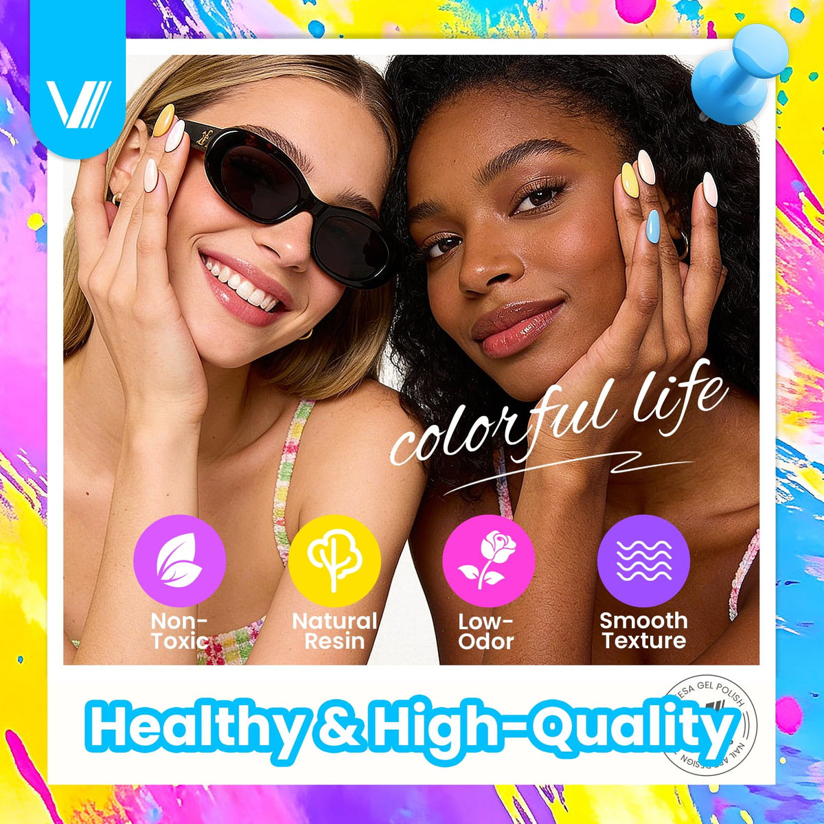 VANREESA manicure tools and decorations organized for easy DIY customization