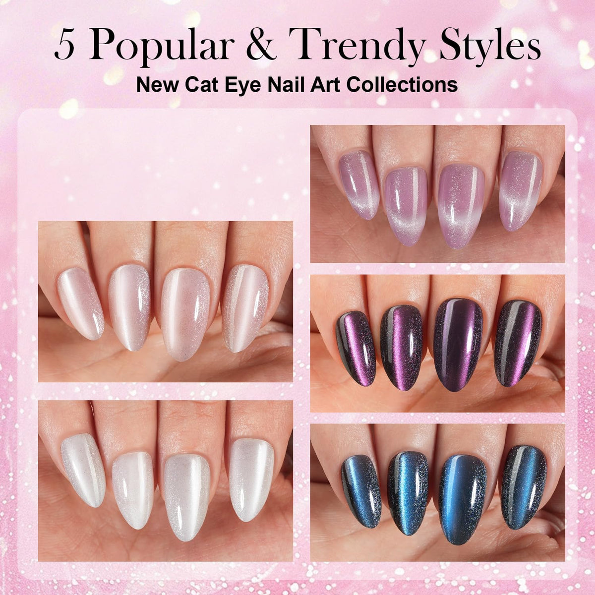 Vansiho almond shape nails beside a ruler for scale and fit guidance benefit
