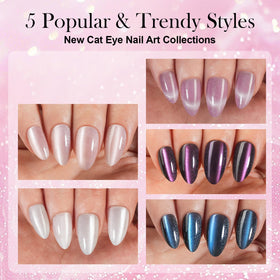 Vansiho almond shape nails beside a ruler for scale and fit guidance benefit