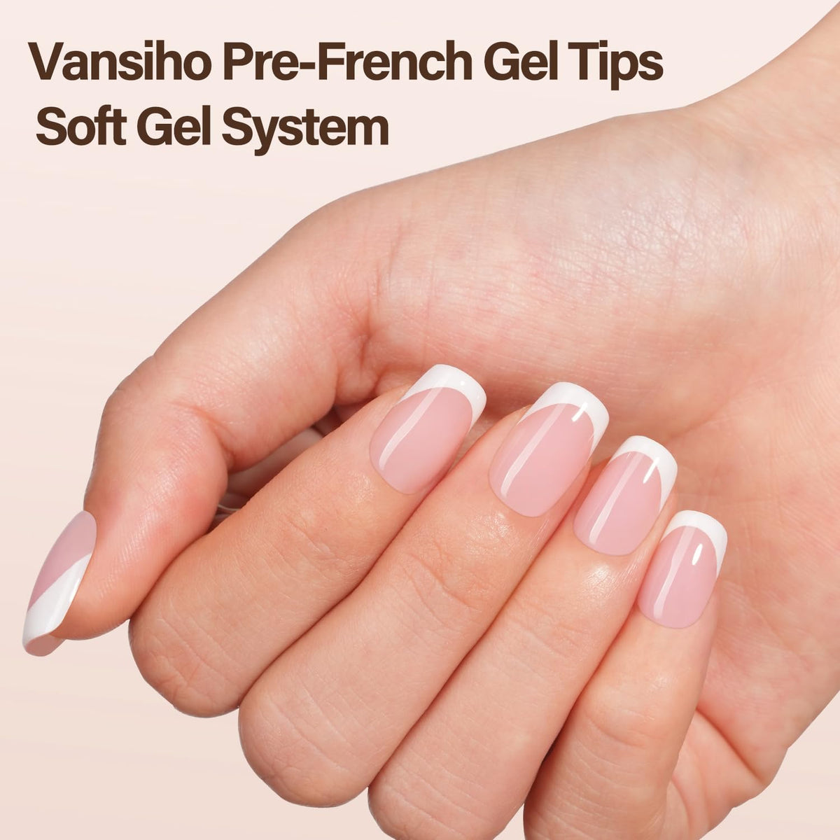 Vansiho soft gel close-up texture showing internal sanding for stronger glue adhesion and durability