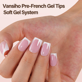 Vansiho close-up of internal-sanded gel texture for stronger glue adhesion