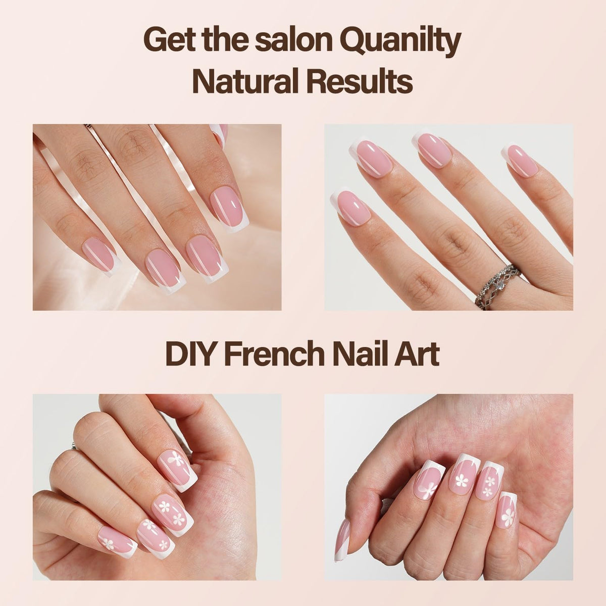 Vansiho hands applying a press-on with glue showing fast DIY application