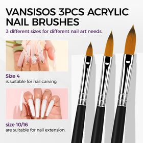 VANSISOS finished acrylic nails in lifestyle setting highlighting polished results
