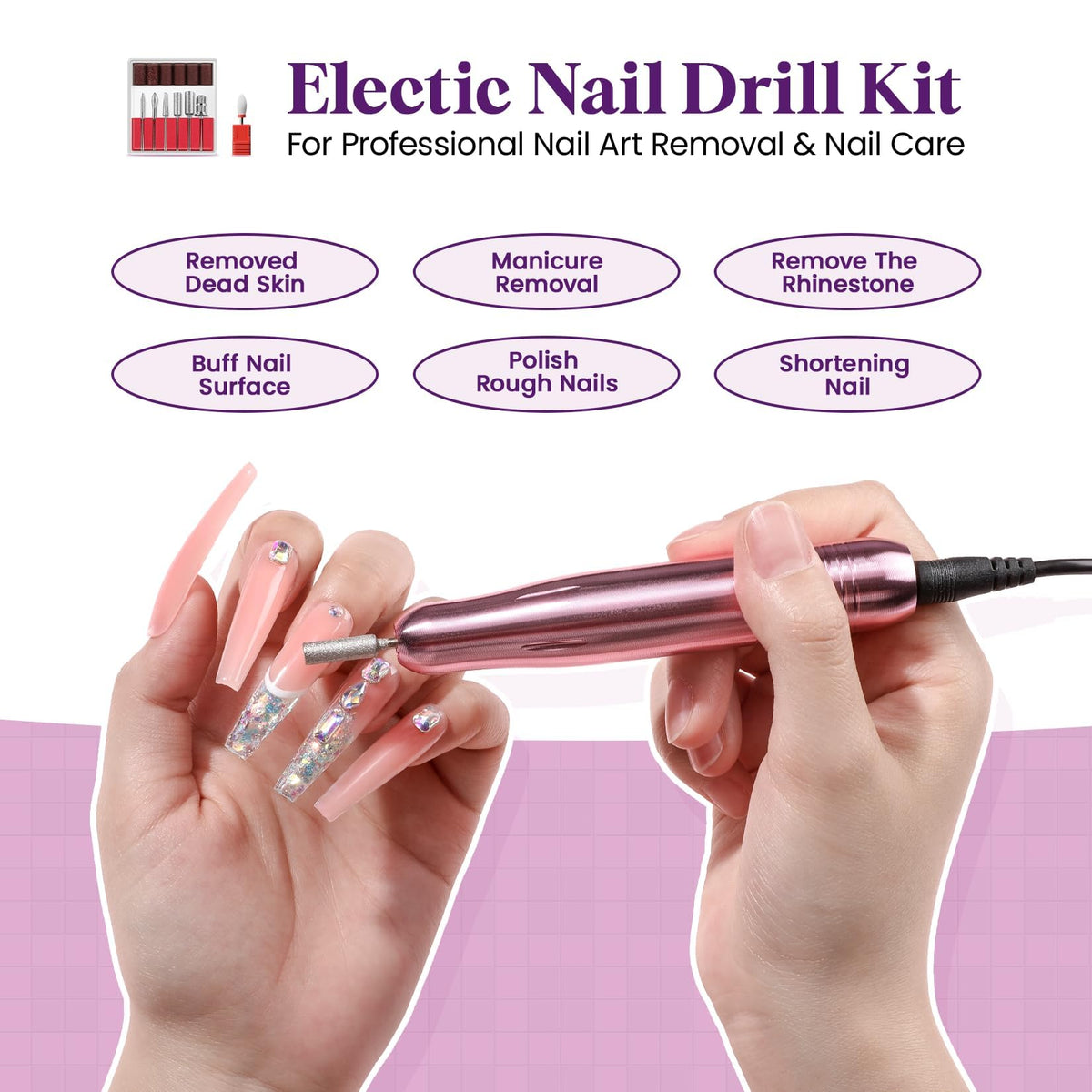 VANSISOS nail tech applying acrylic to demonstrate salon-quality results