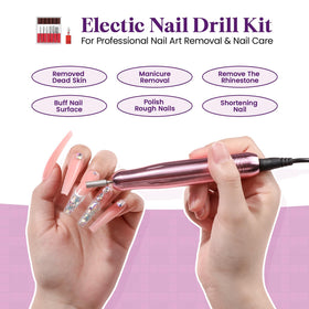 VANSISOS nail tech applying acrylic to demonstrate salon-quality results