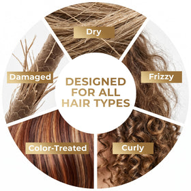 VAO being applied to wet hair in shower to show easy use