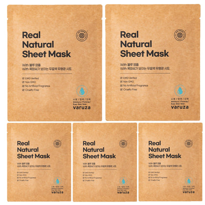 varuza front packaging showing blue ampoule and clean ingredients benefits