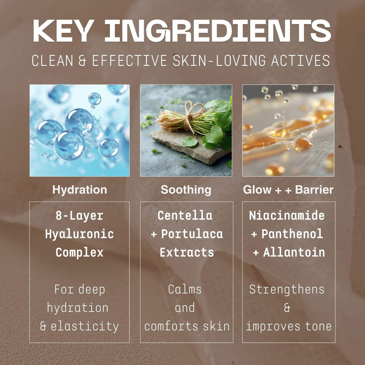 varuza blue ampoule serum texture pouring for intense hydration benefit