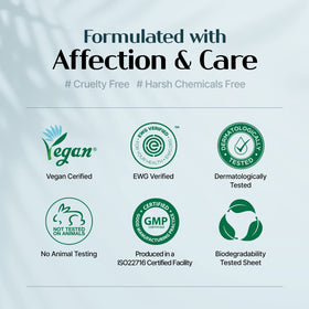 varuza hand holding mask showing scale and easy application benefit